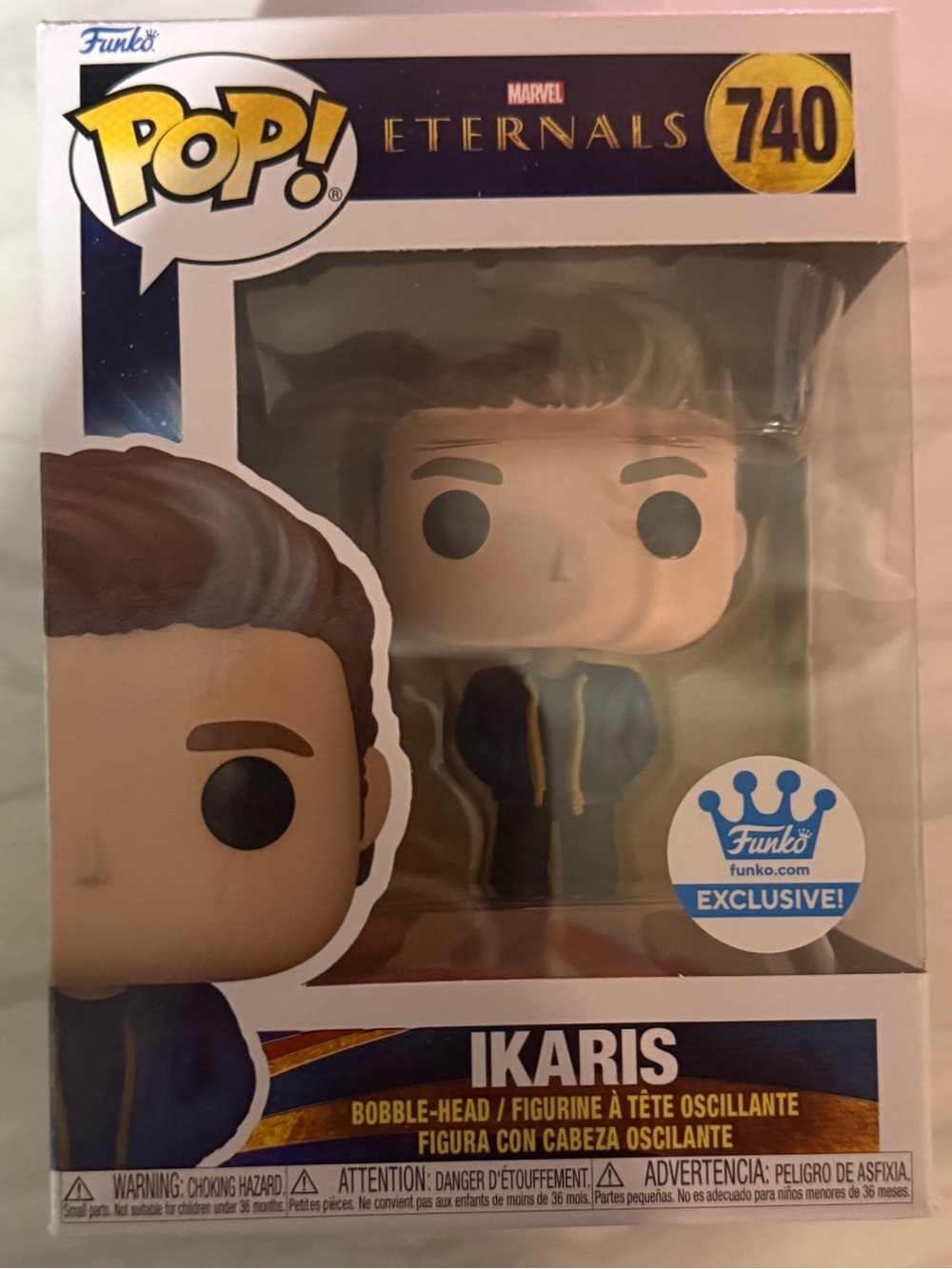 Funko Pop! Eternals Ikaris #740 - Blue and Gold Funko Exclusive